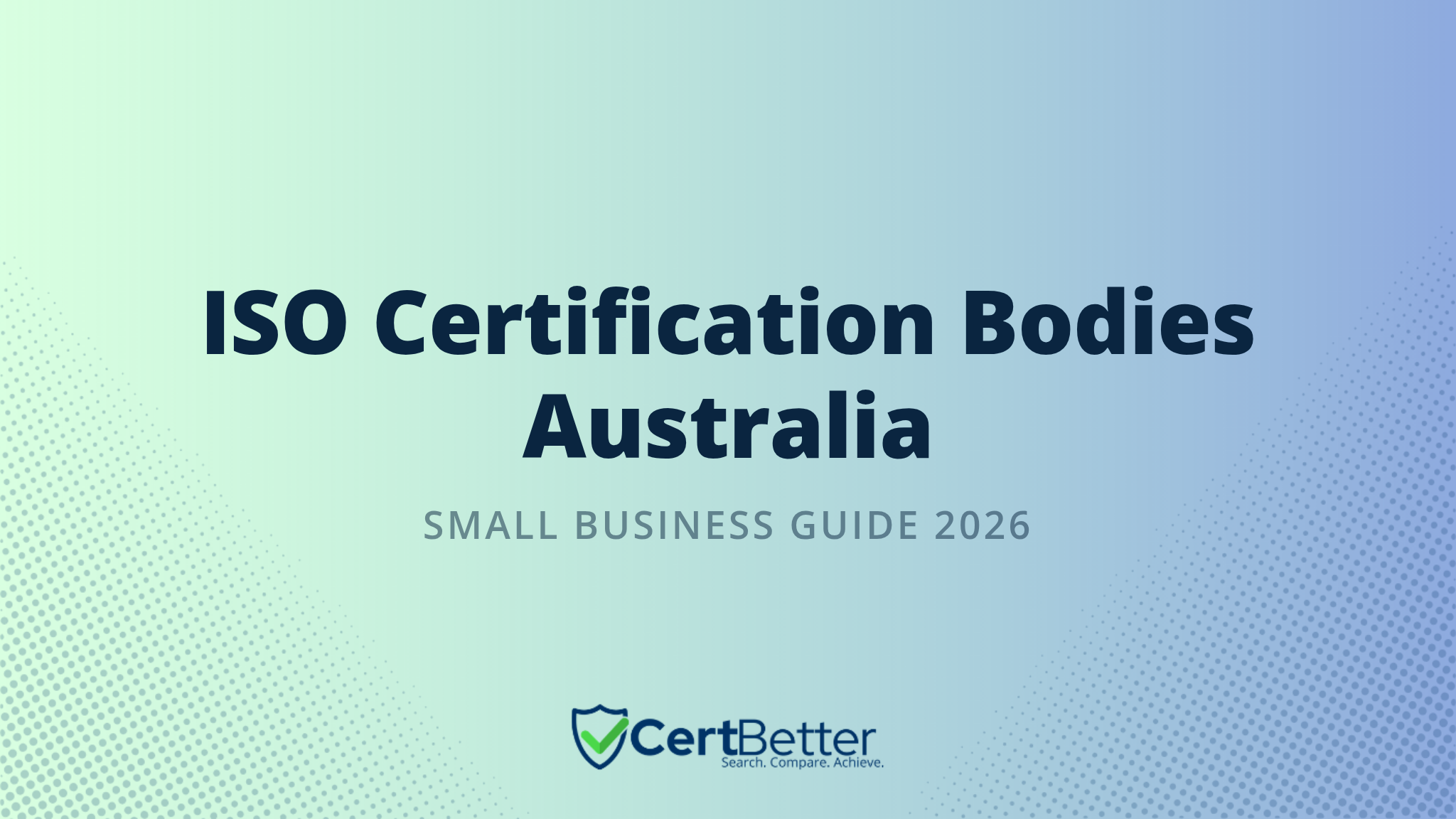 Best ISO Certification Bodies in Australia for Small Business