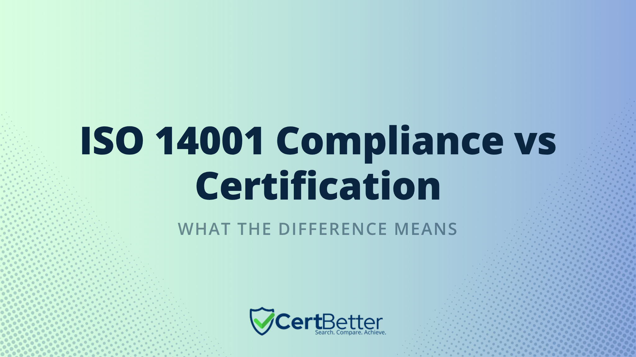 Can a Company Claim ISO 14001 Compliance Without Being Certified?
