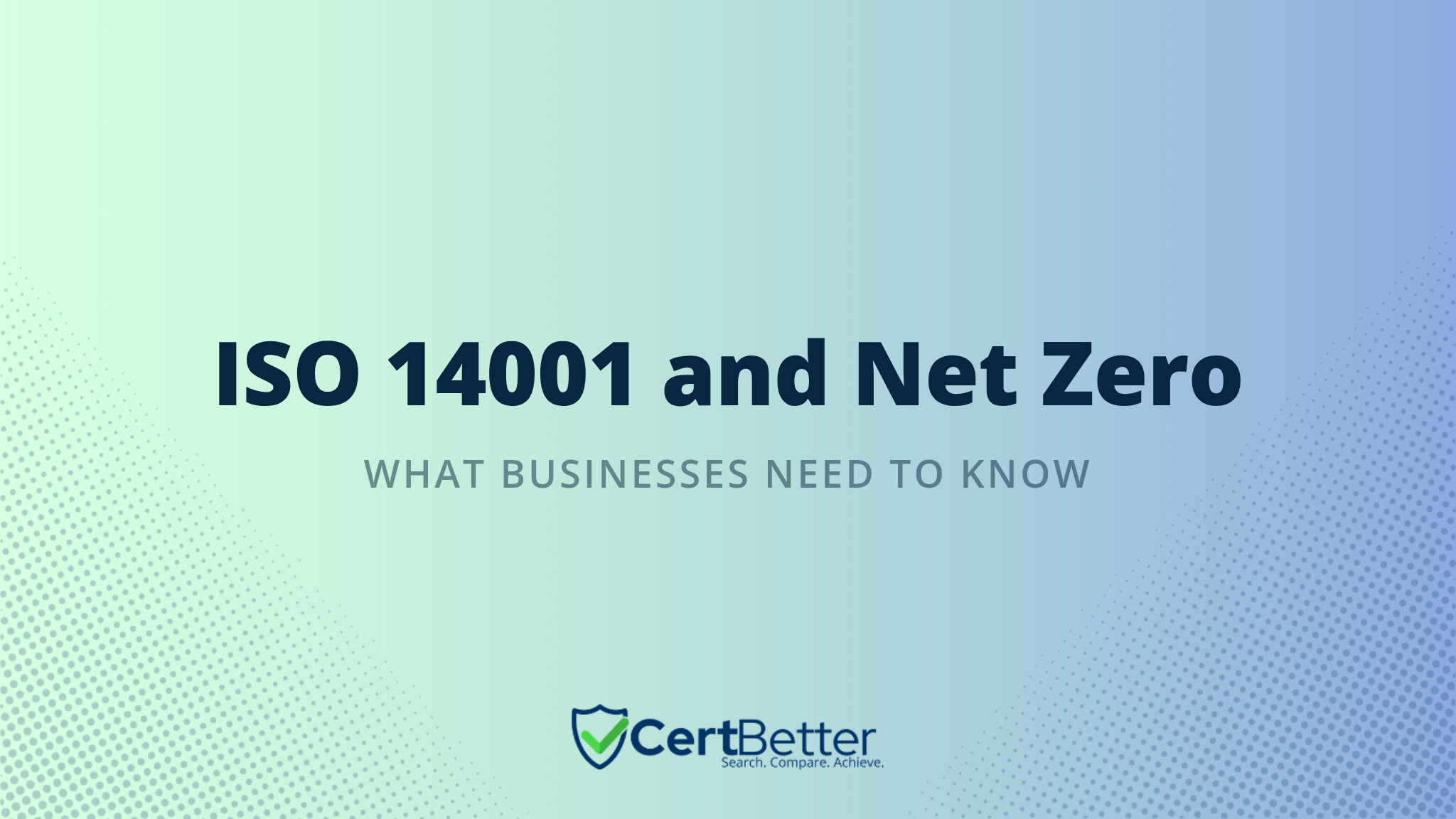 Does ISO 14001 Certification Help With Net Zero Commitments?