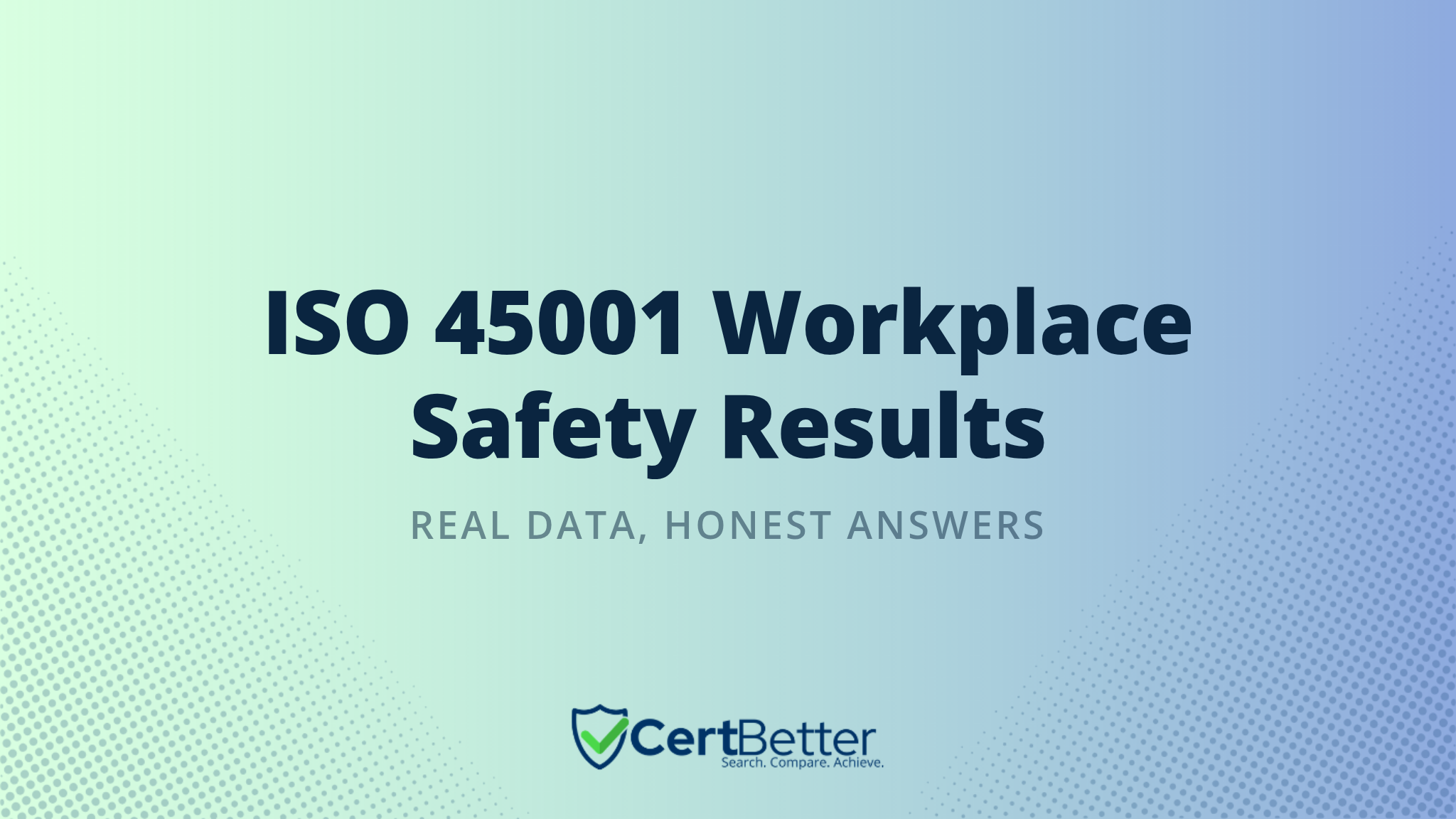 Does ISO 45001 Certification Reduce Workplace Incident Rates?