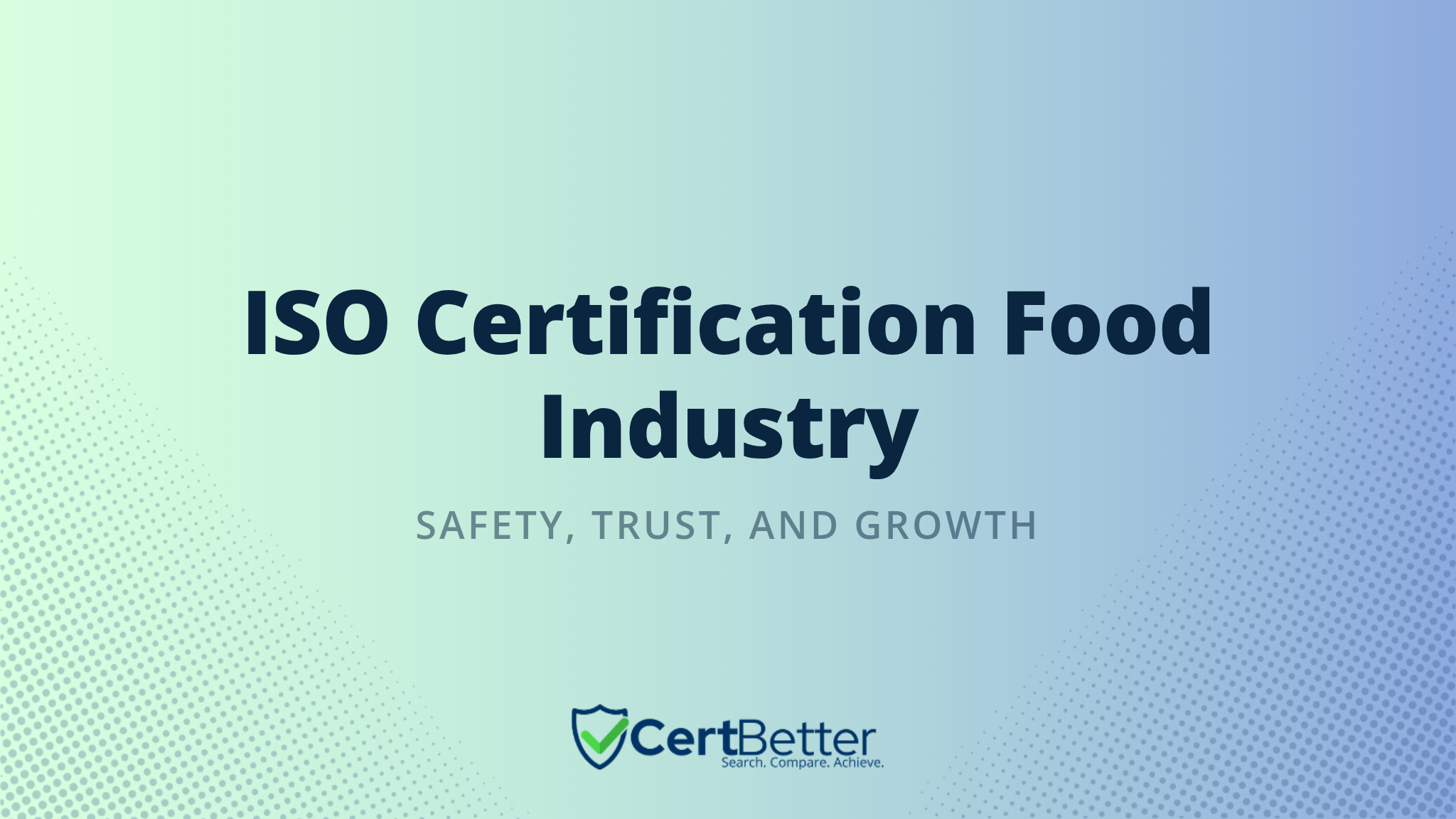 Does ISO Certification Help in the Food Industry?