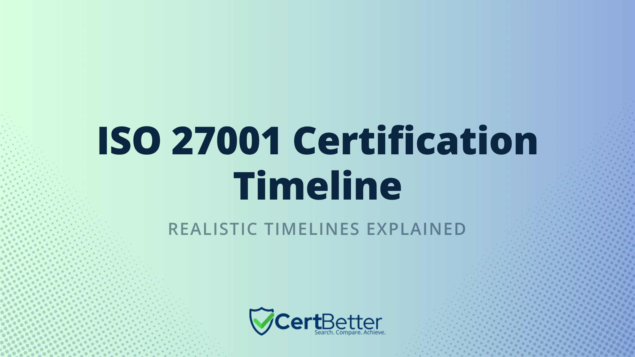 How Long Does ISO 27001 Certification Take?