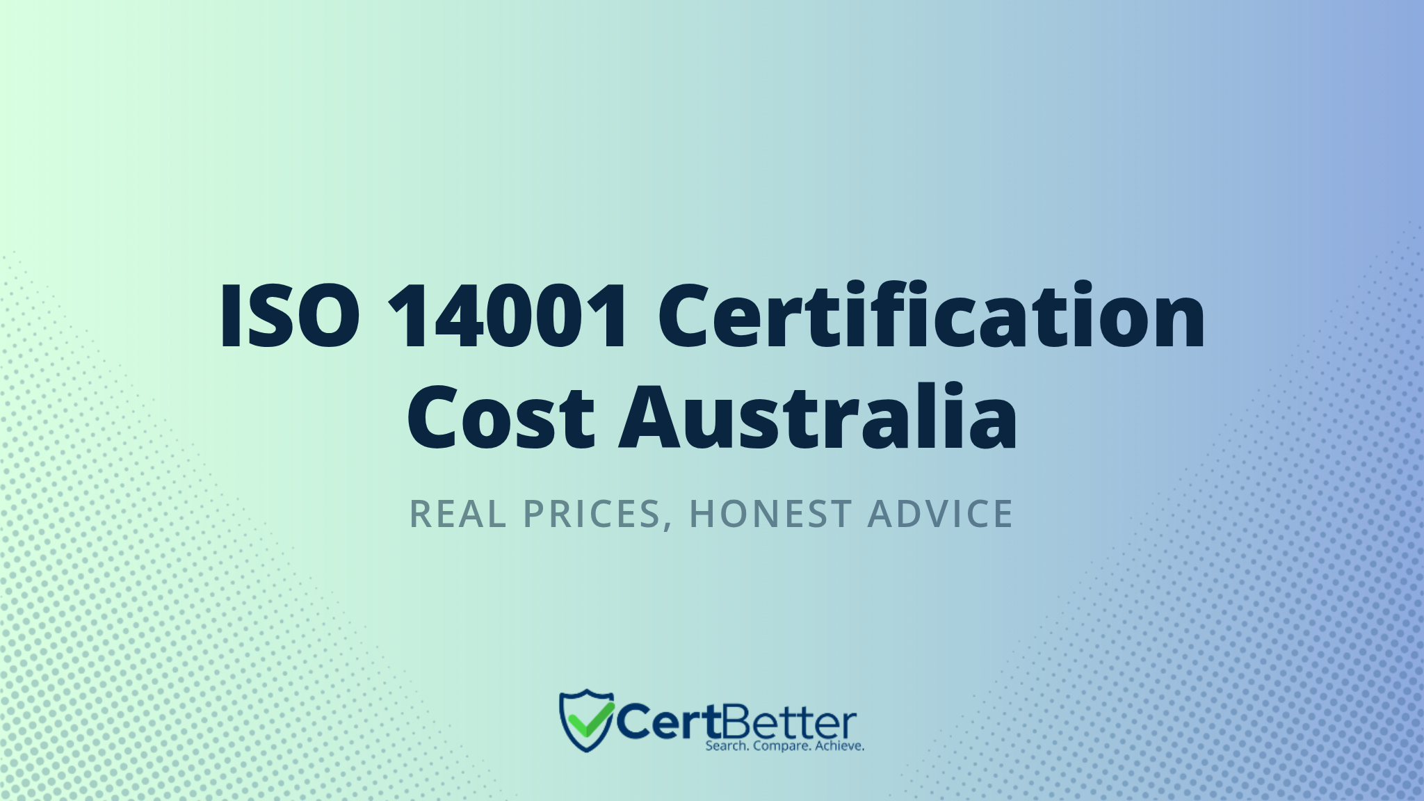 How Much Does ISO 14001 Certification Cost in Australia?