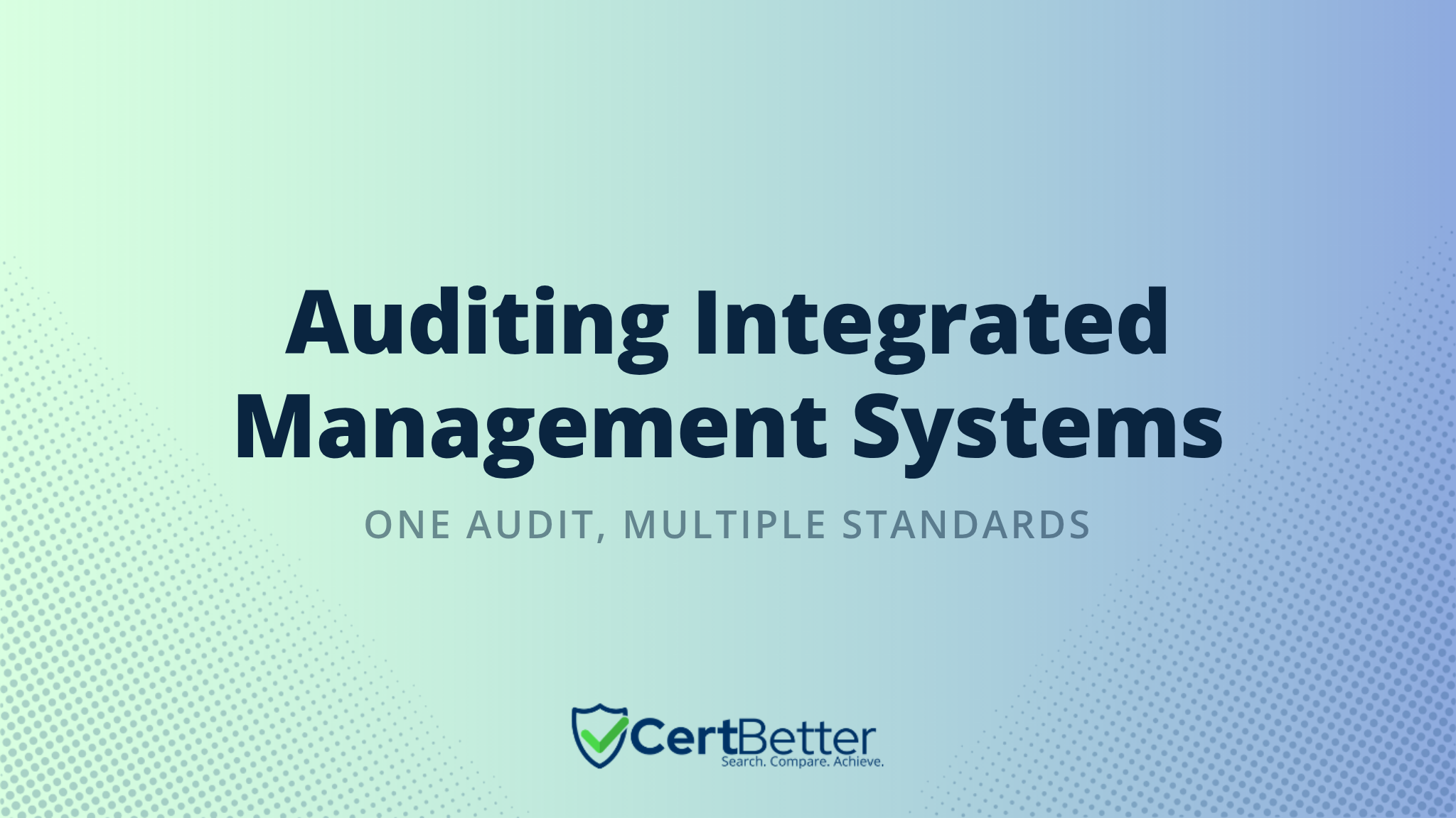 How to Audit an Integrated Management System