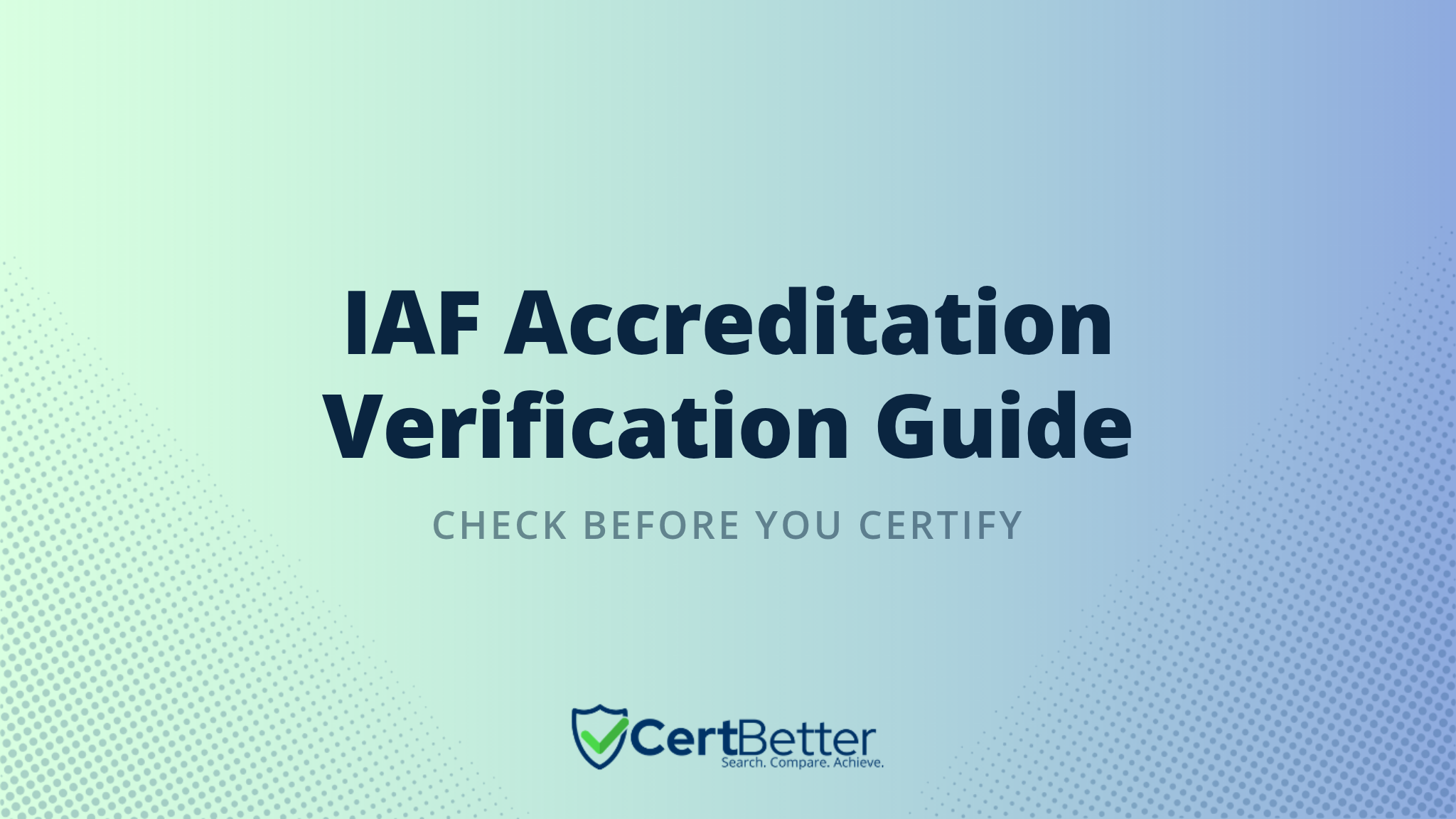 How to Check If Your Certification Body Is IAF Accredited