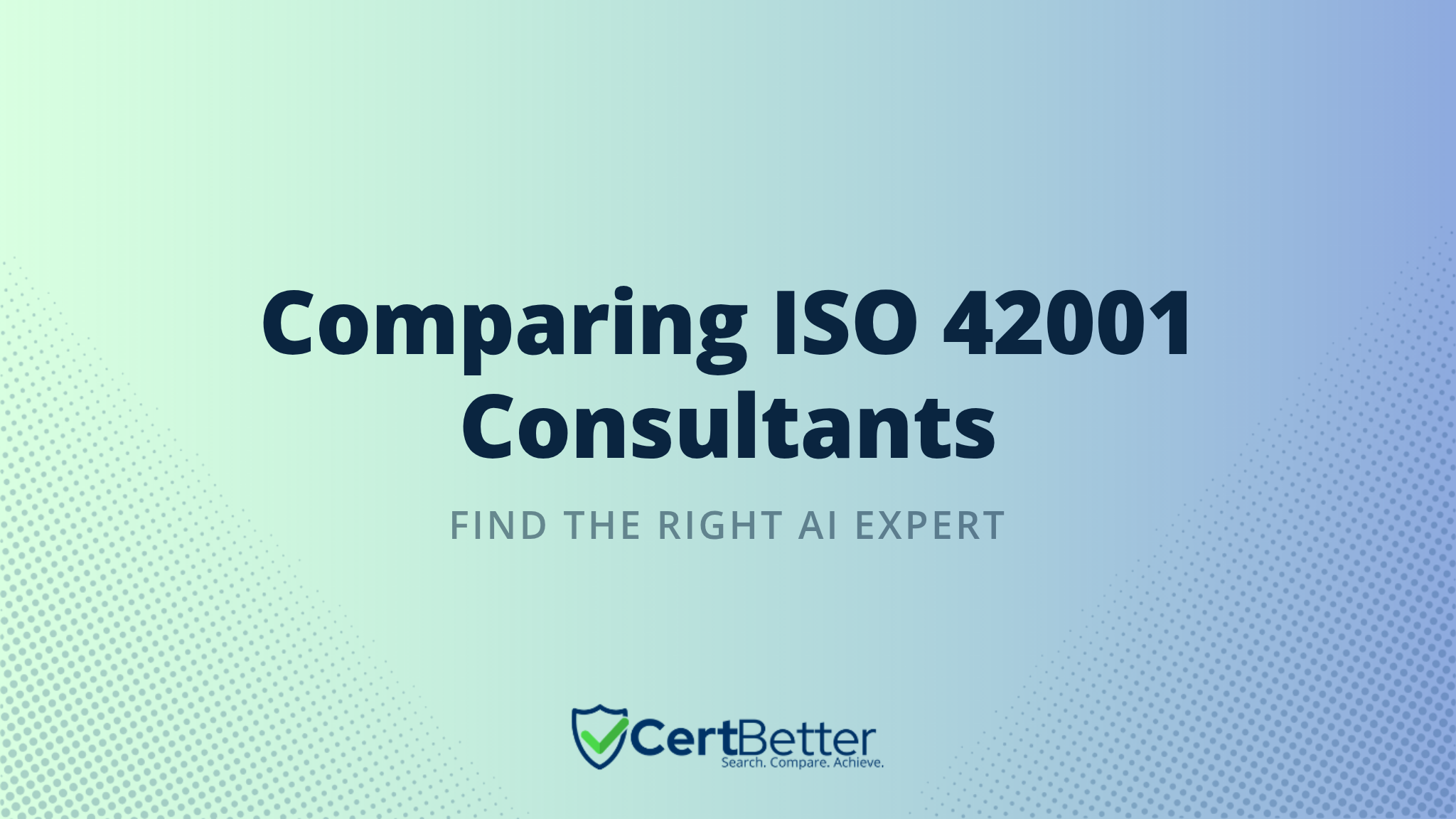 How to Compare ISO 42001 Consultants for AI Certification