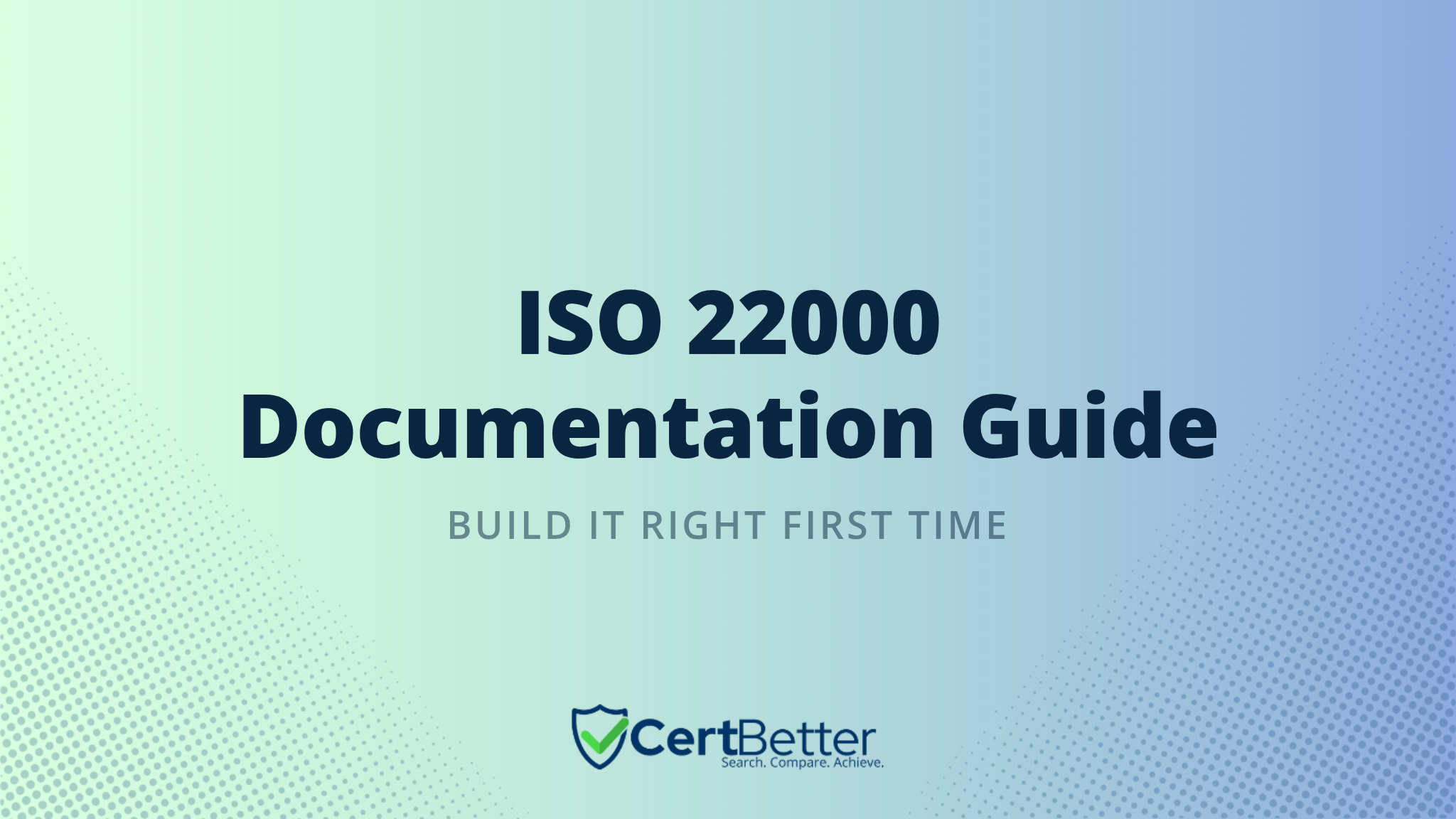 How to Document Your ISO 22000 System