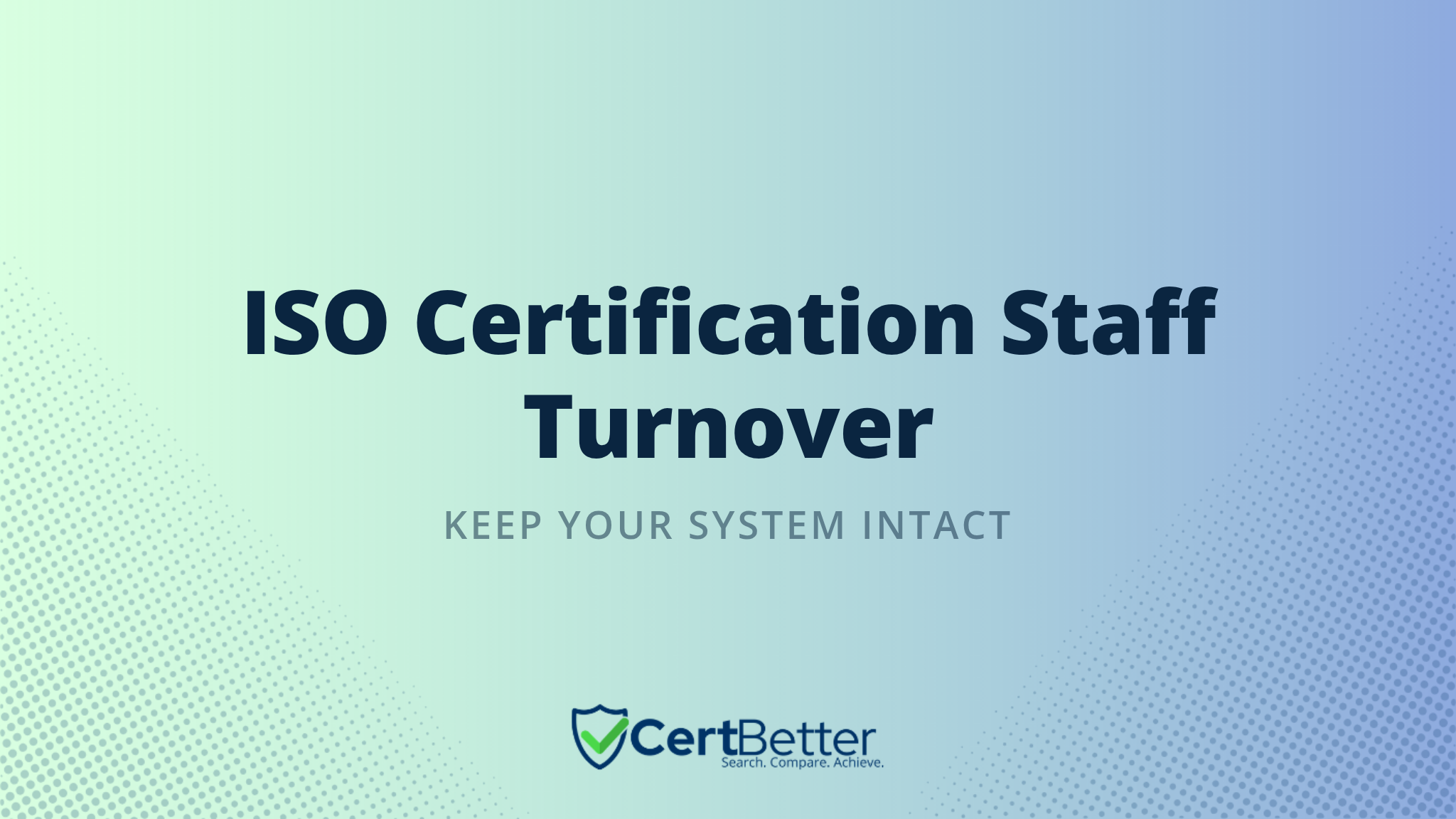 How to Handle ISO Certification When Key Staff Leave