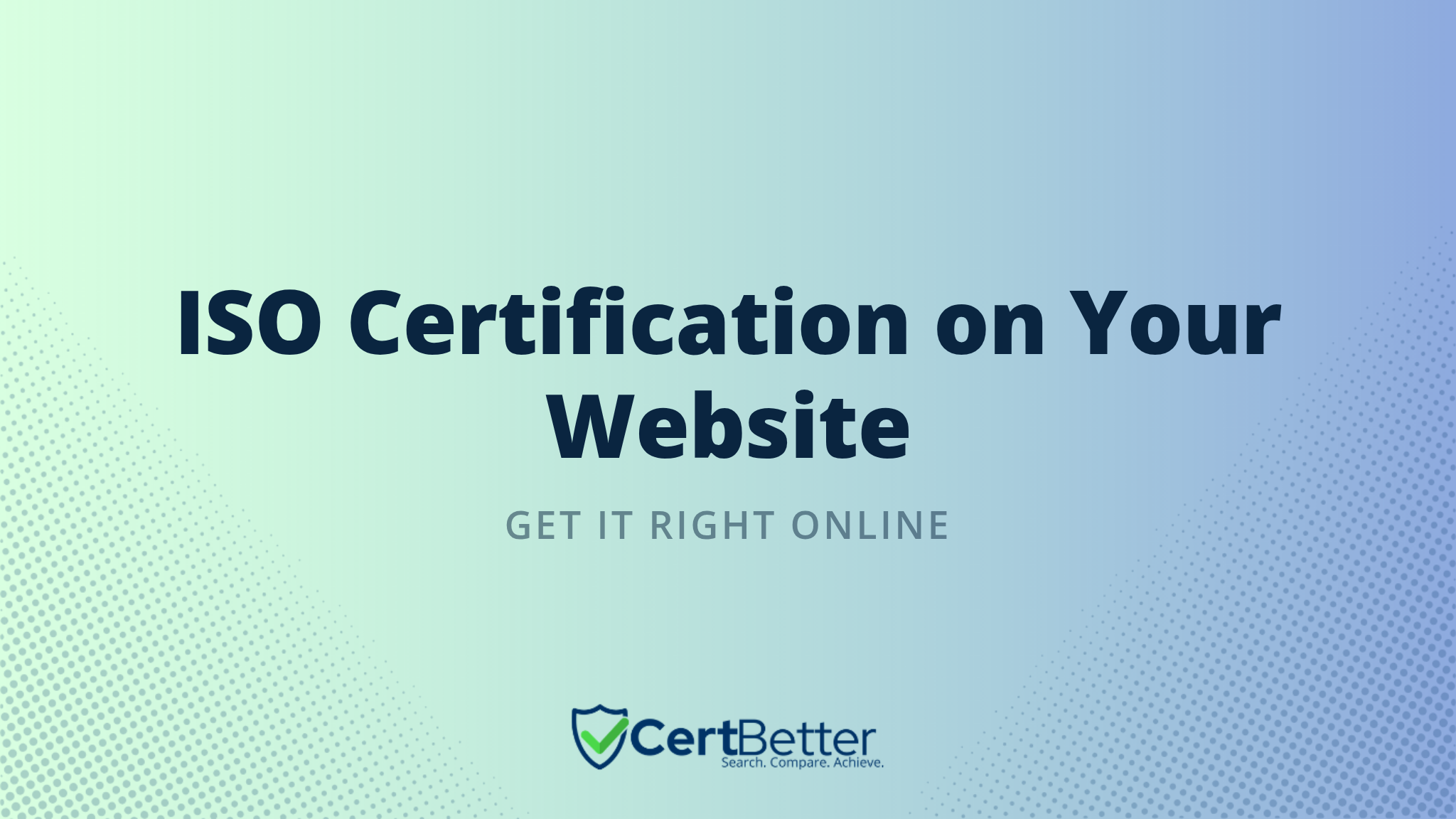 How to List ISO Certification on Your Company Website Correctly