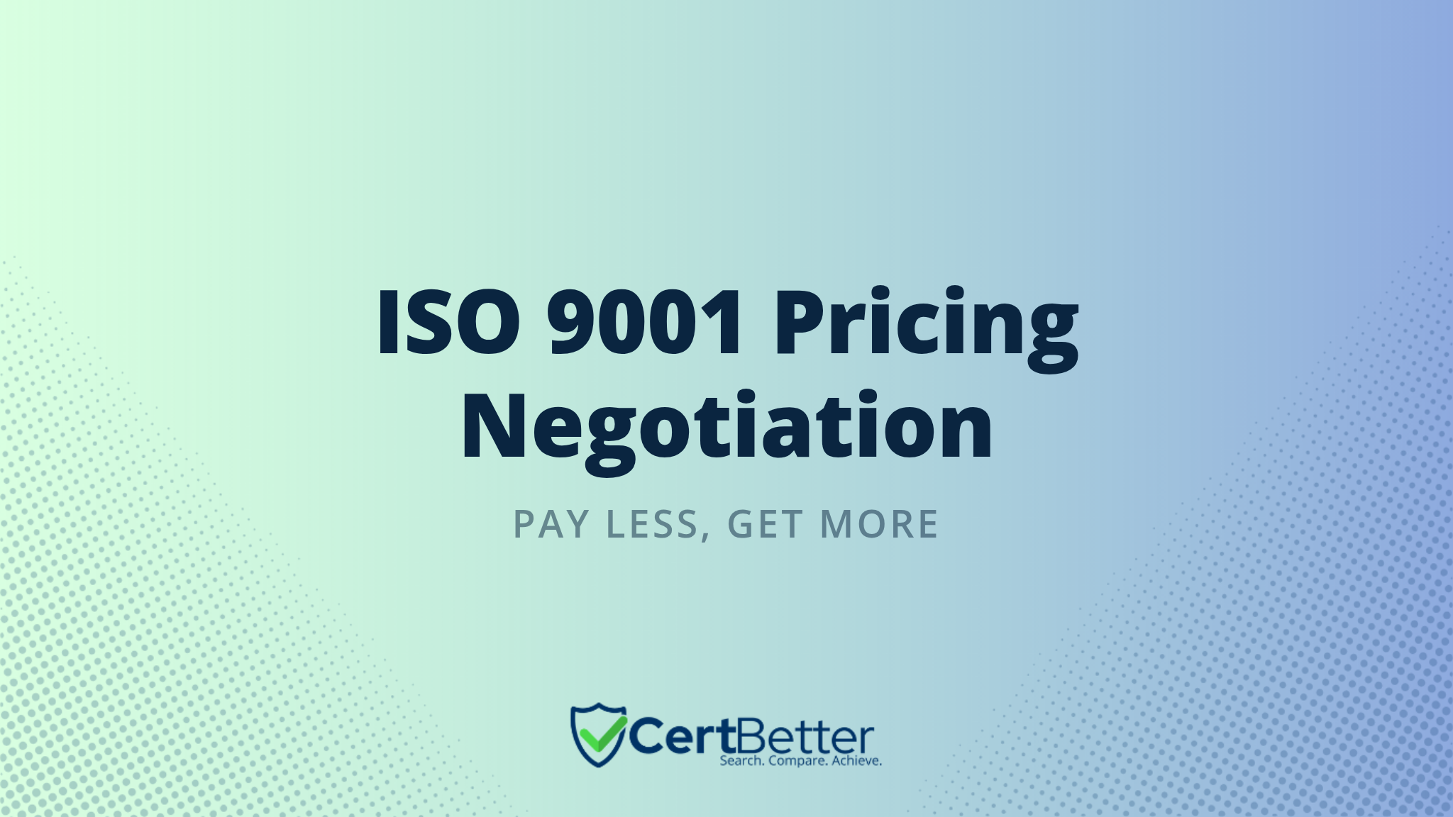 How to Negotiate ISO 9001 Certification Pricing