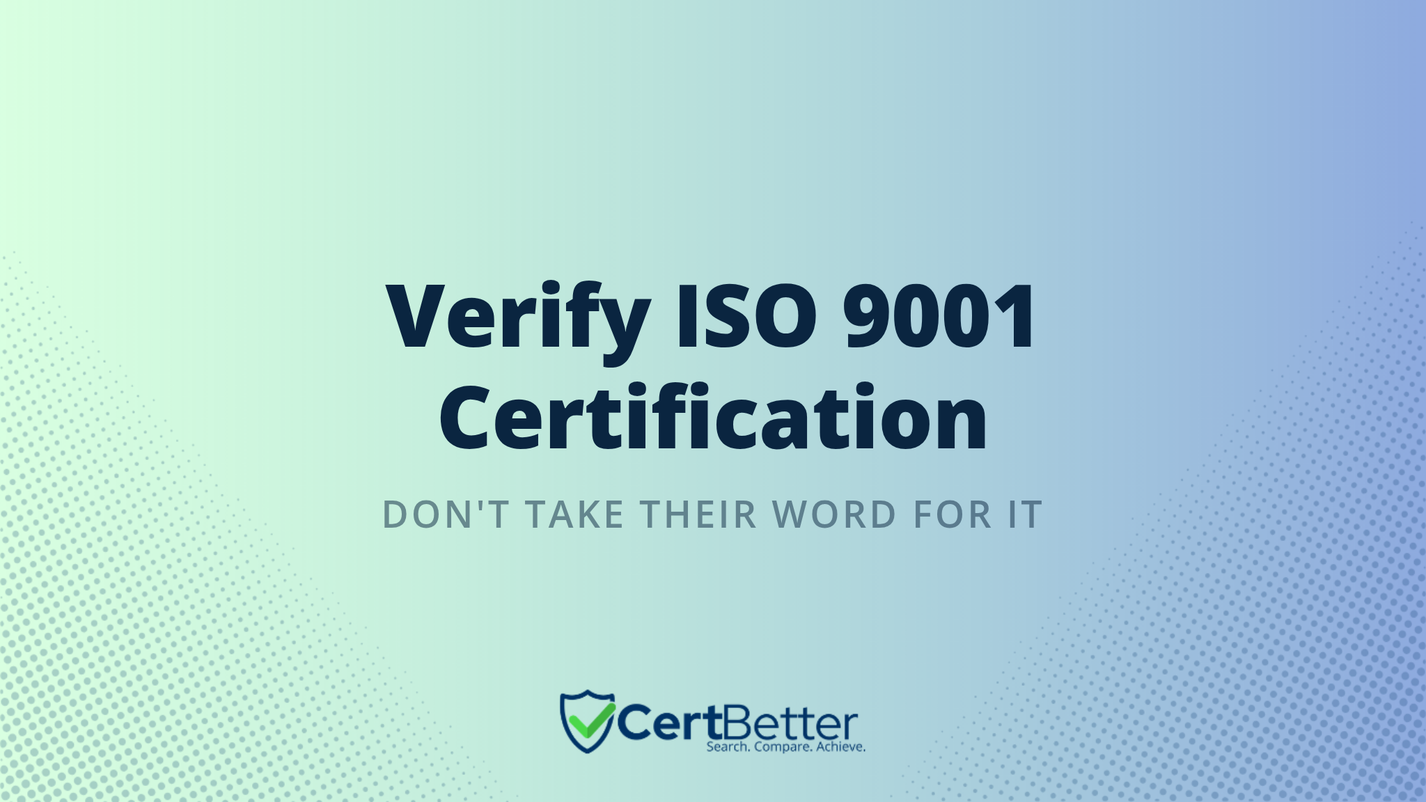 How to Verify If a Company Is Actually ISO 9001 Certified