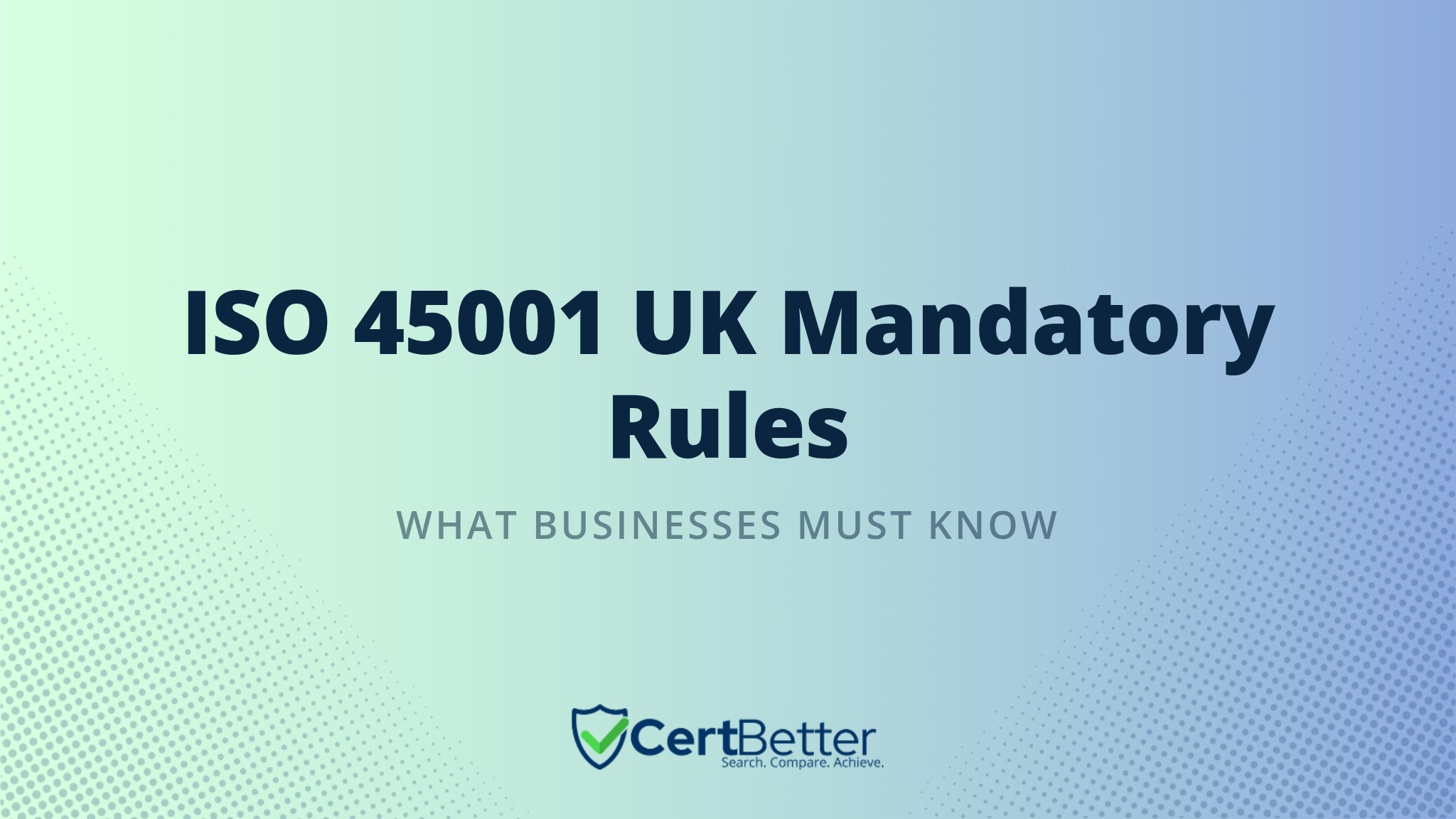 Is ISO 45001 Mandatory for Any Industry in United Kingdom