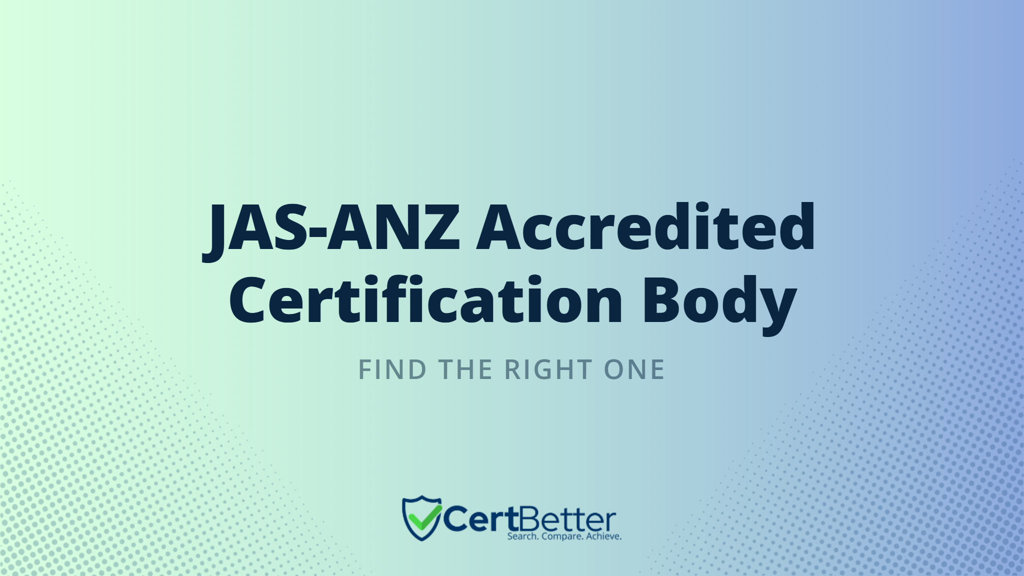 How to Find a JASANZ Accredited Certification Body in Australia