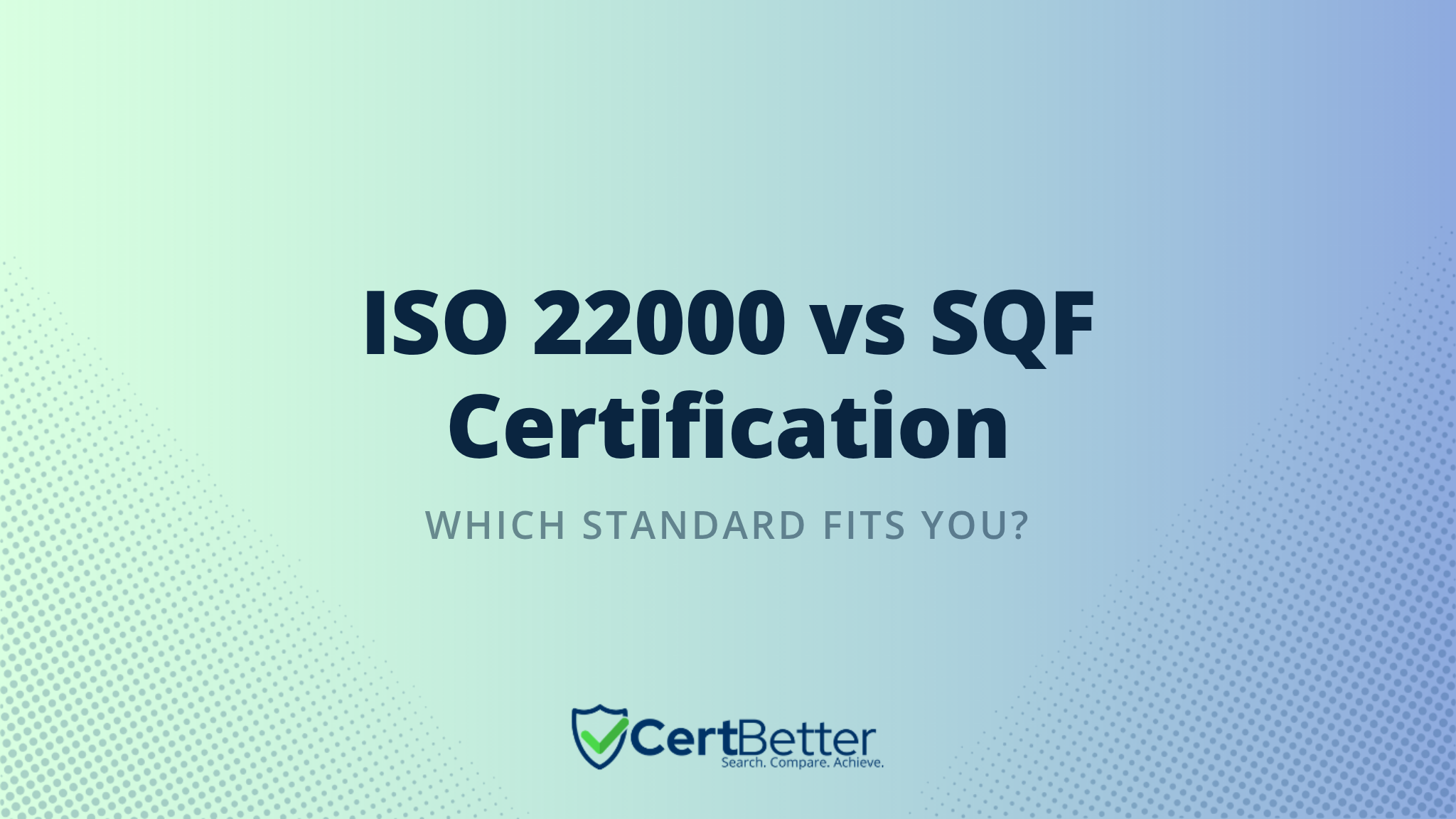 What Is the Difference Between ISO 22000 and SQF Certification?