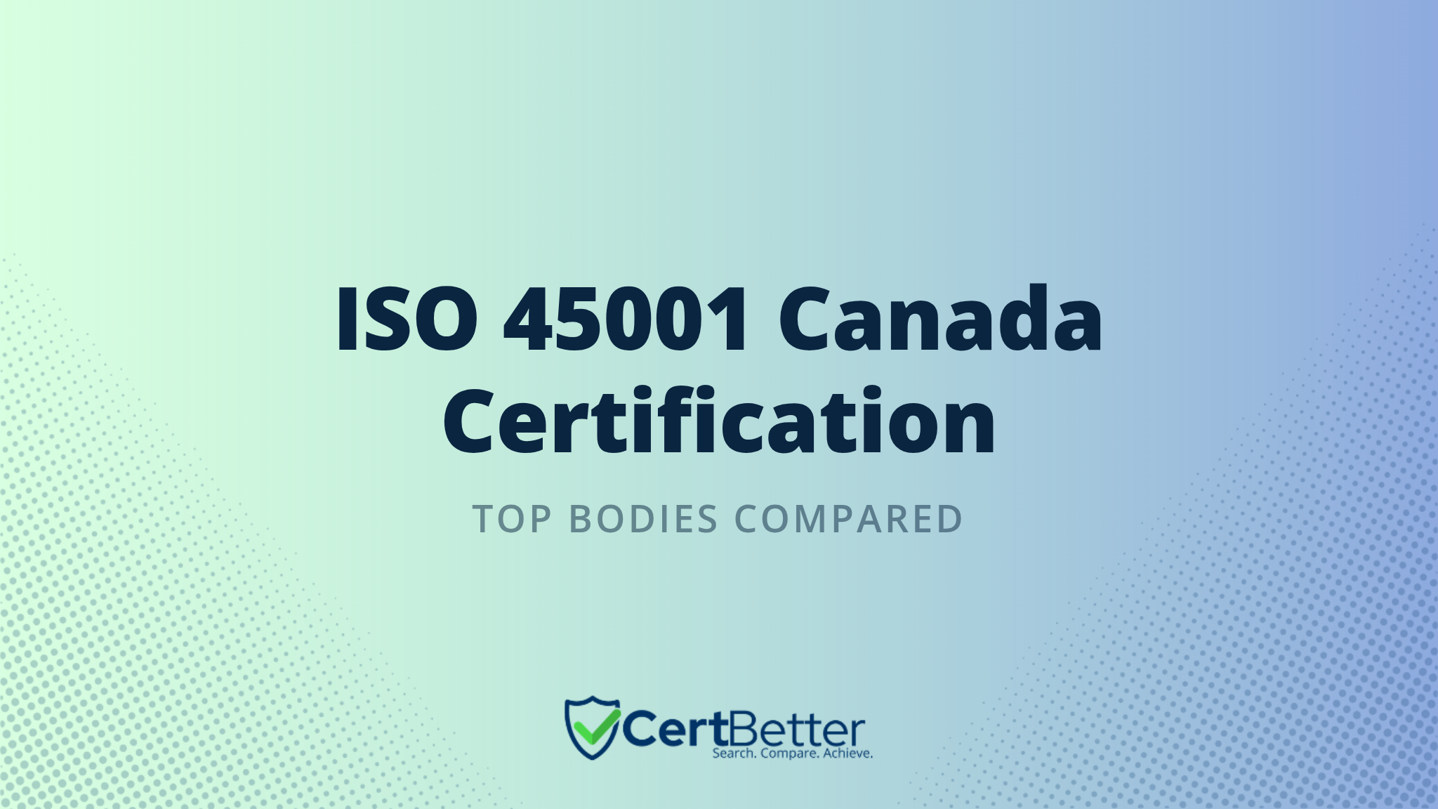 Top ISO 45001 Certification Bodies in Canada