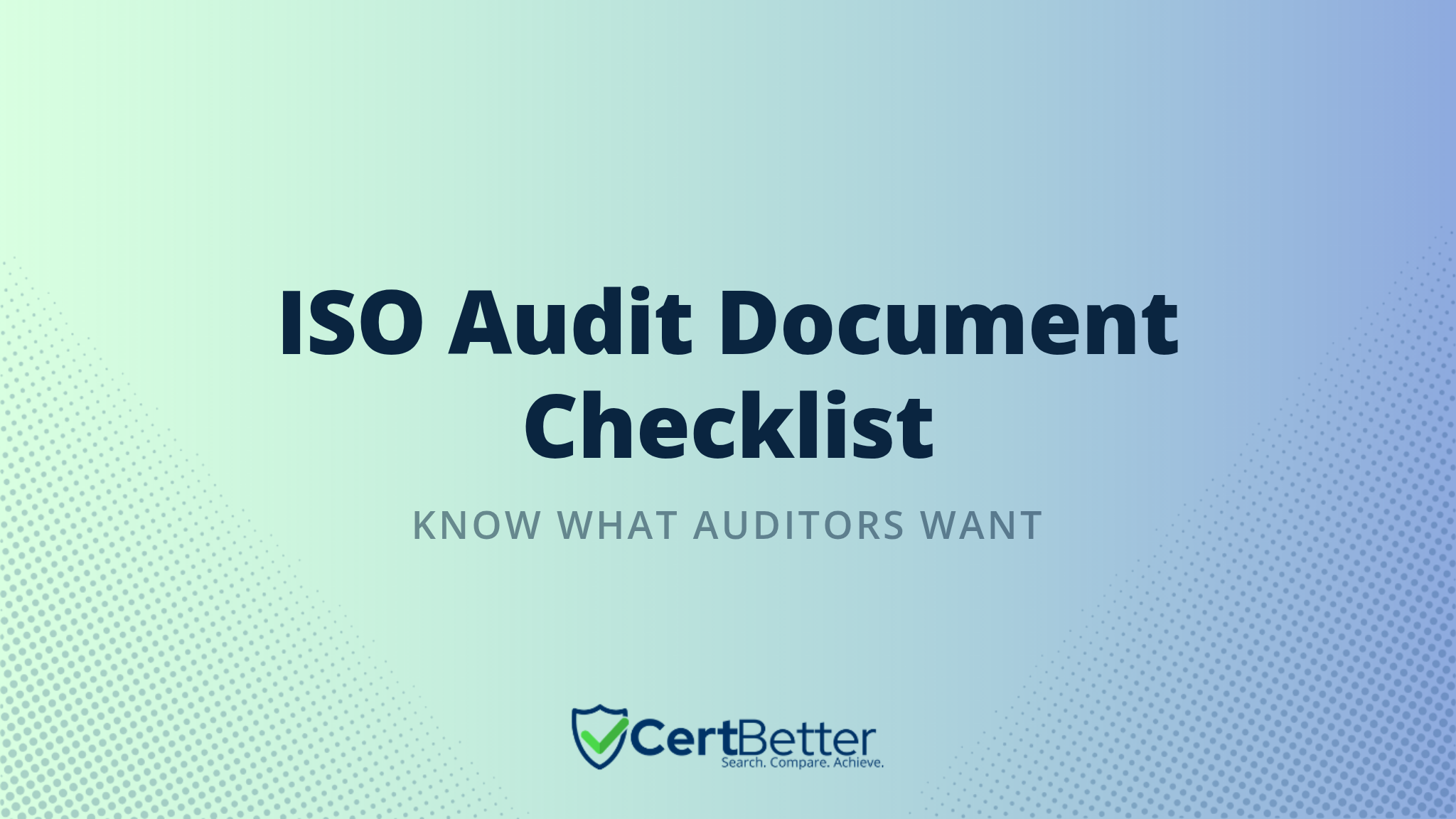 What Documents Do ISO Auditors Check During an Audit?