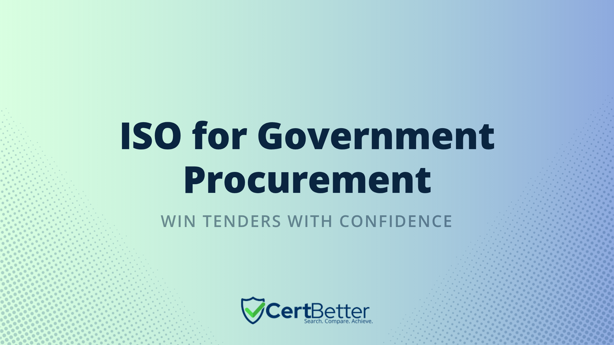 What Government Procurement Rules Require ISO Certification?