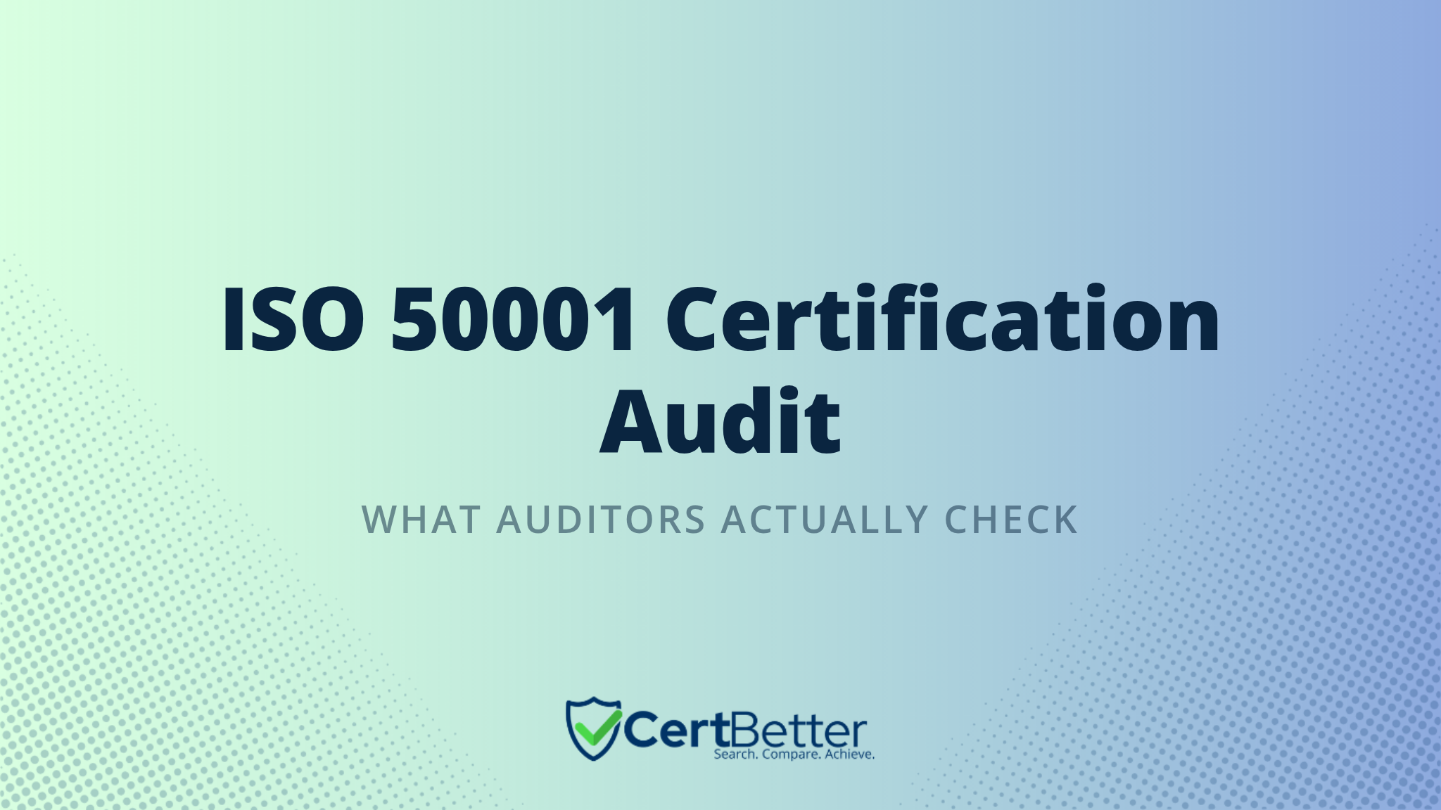 What Happens During an ISO 50001 Certification Audit?