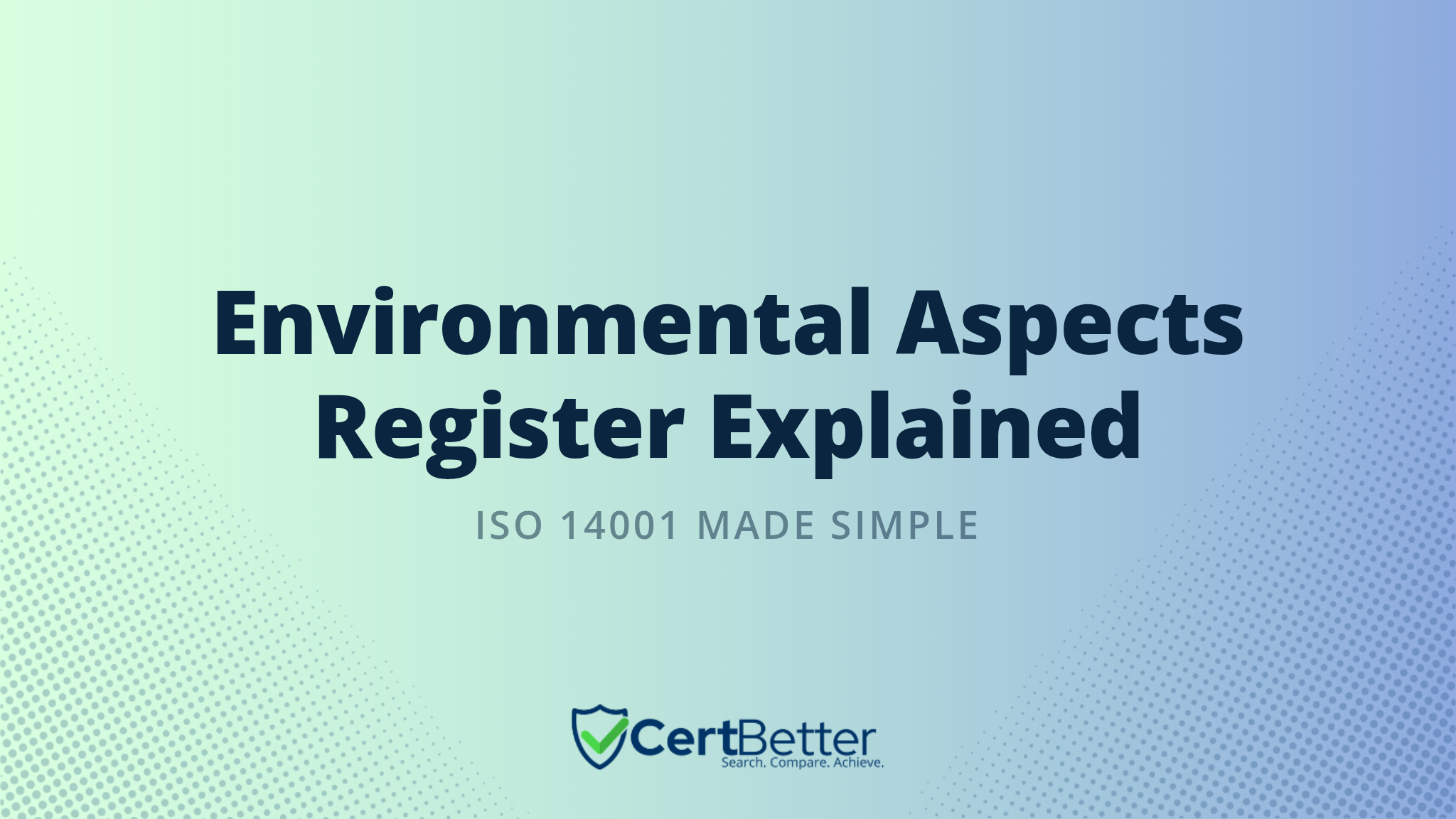 What Is an Environmental Aspects and Impacts Register?