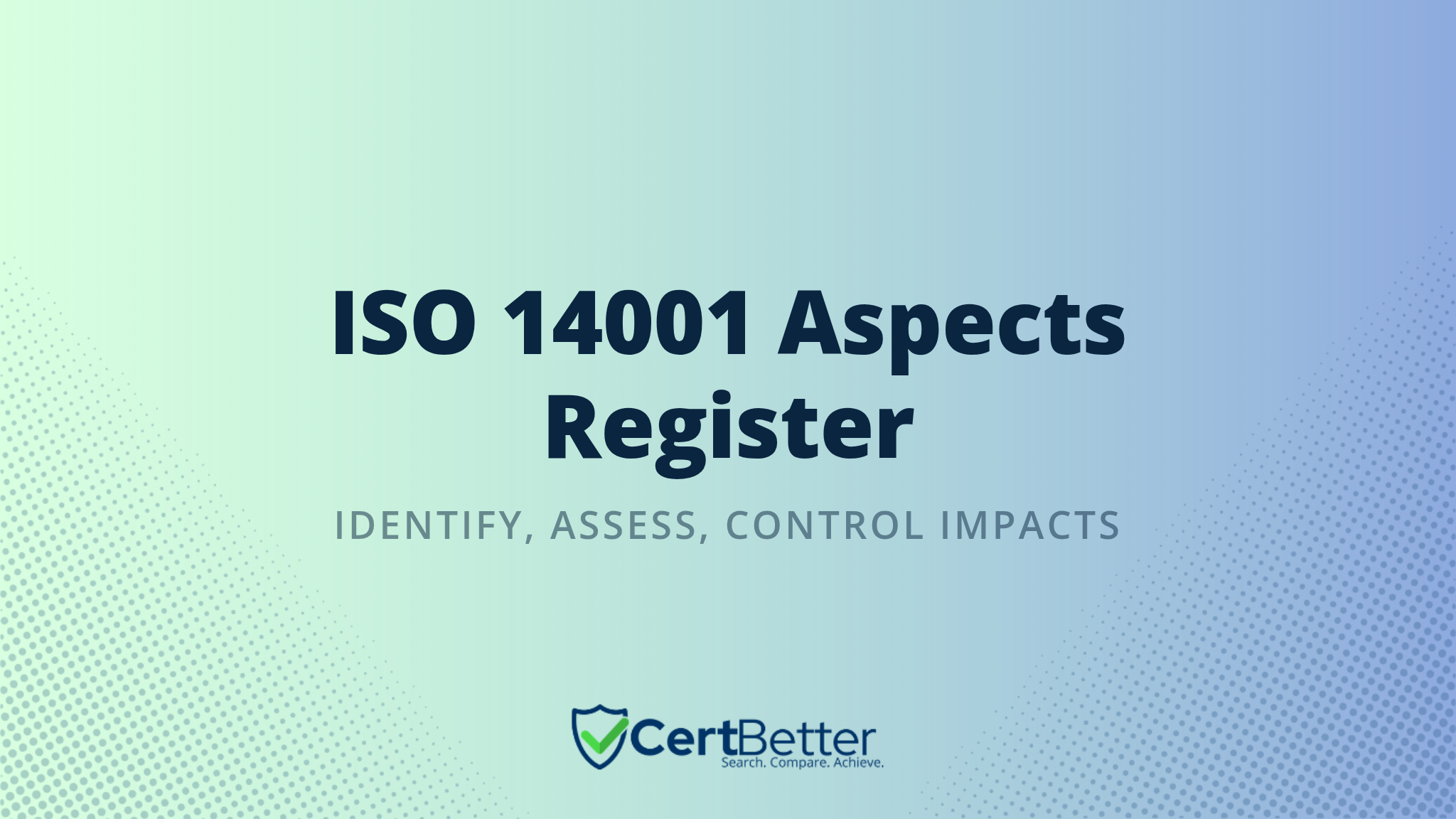 What Is an Environmental Aspects Register Under ISO 14001?