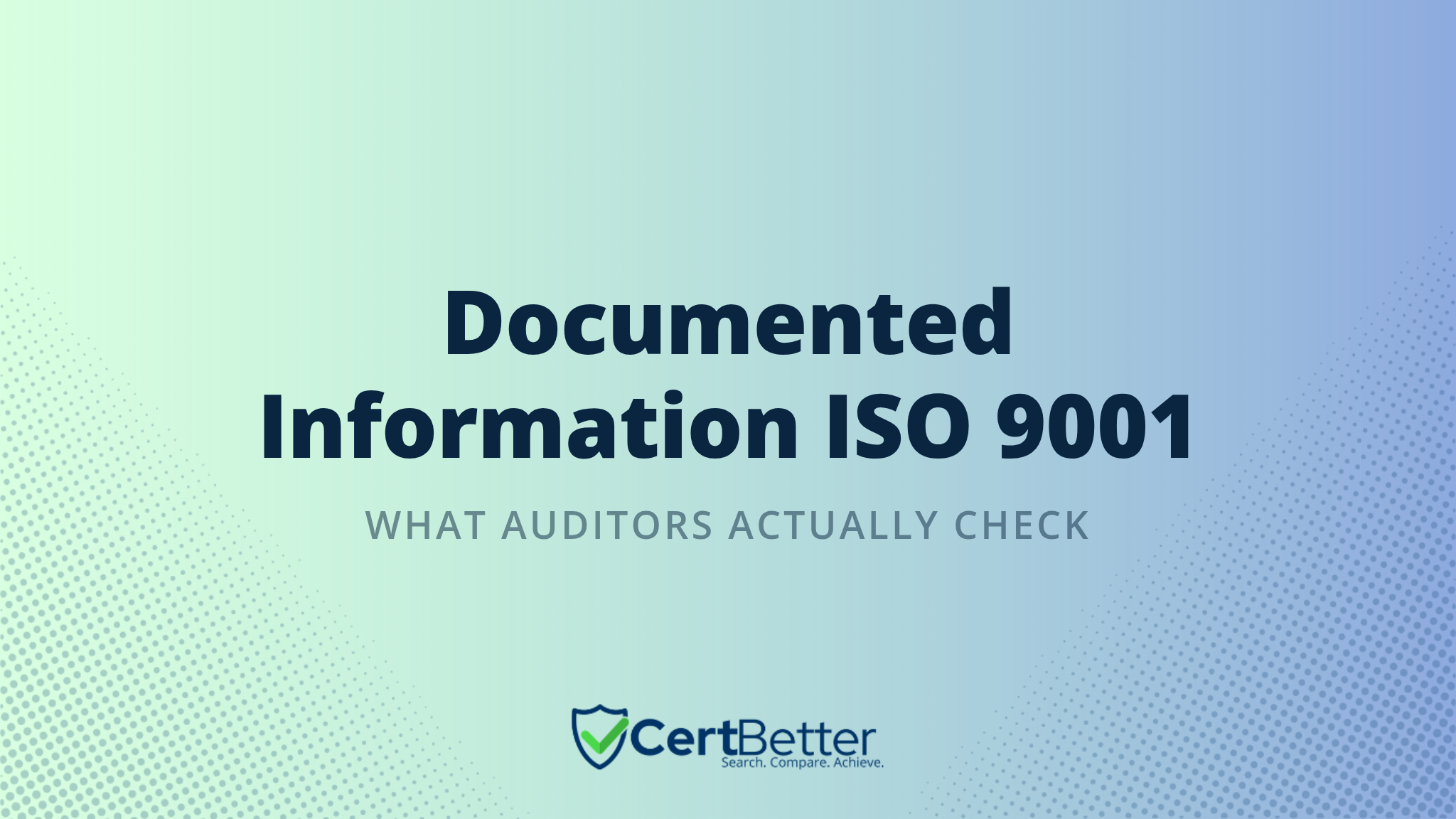 What Is Documented Information in ISO 9001?