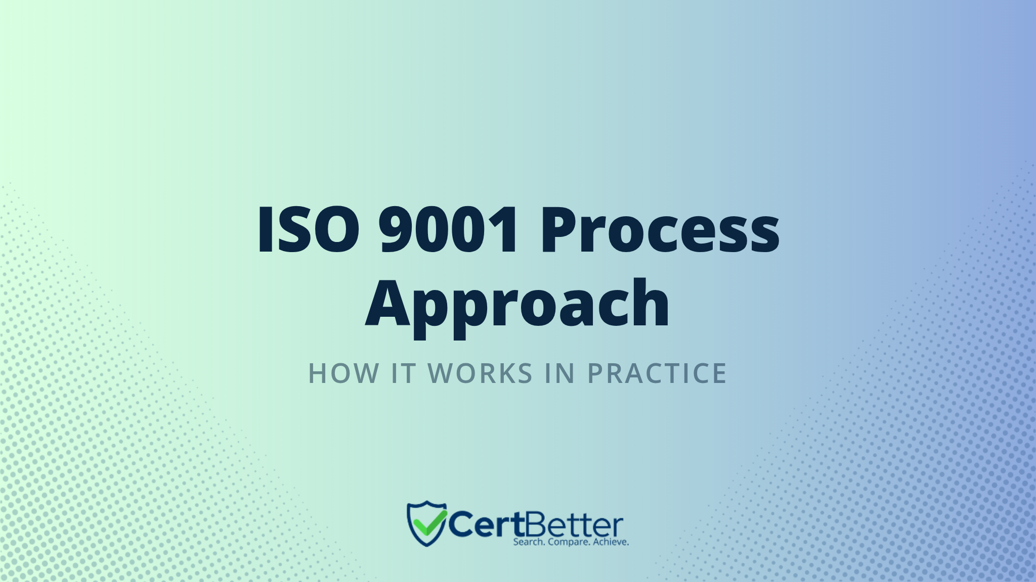 What Is Process Approach in ISO 9001?