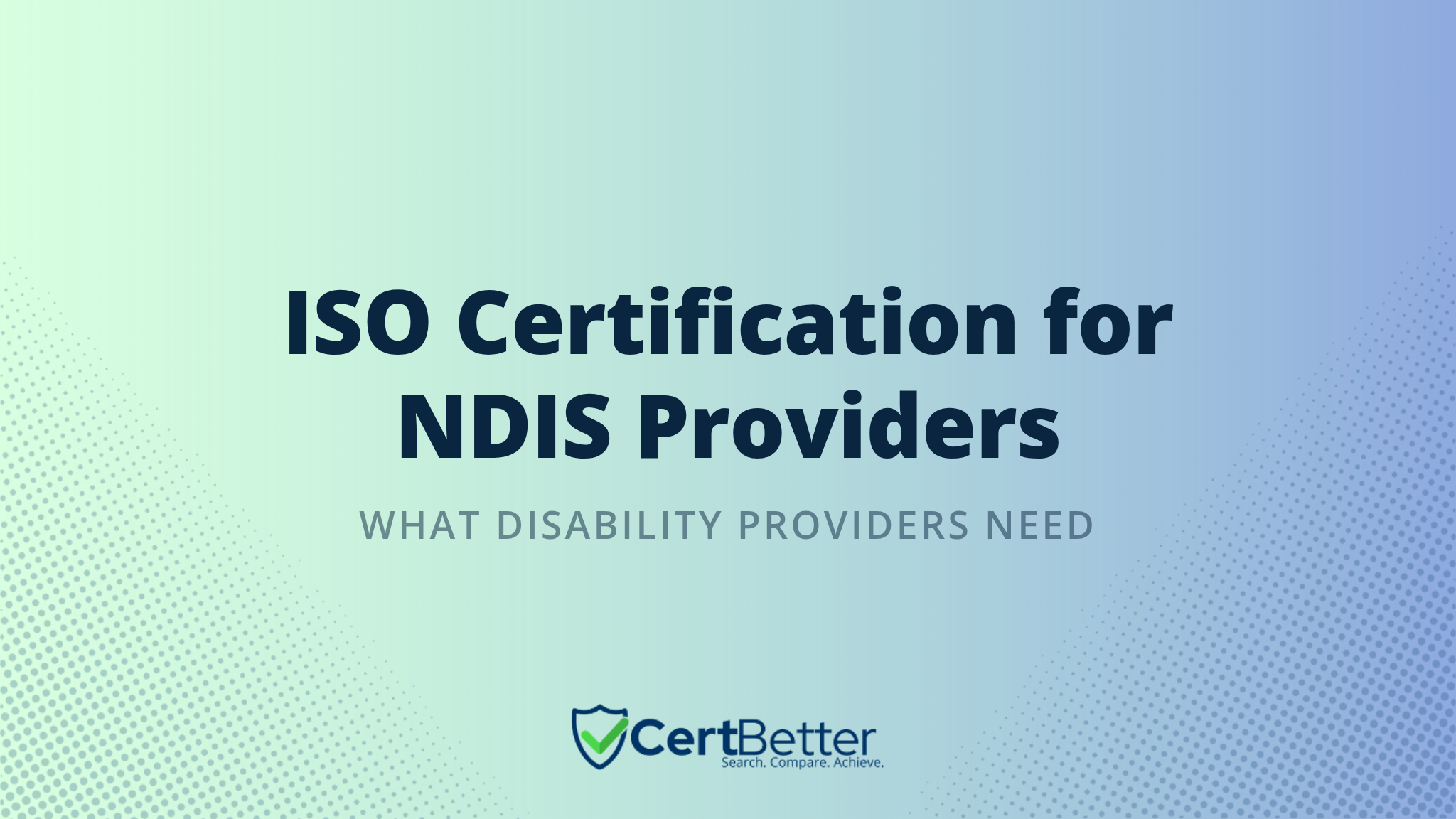 Does ISO Certification Help With NDIS Provider Registration Requirements?
