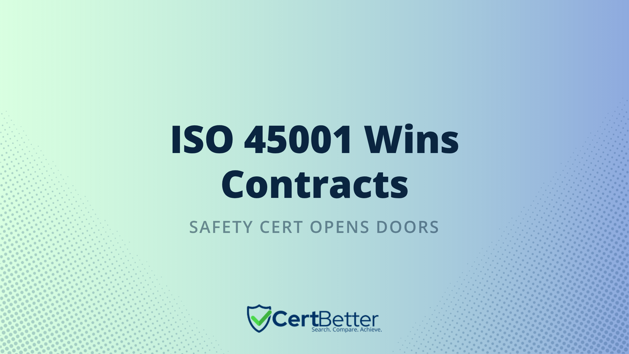 How ISO 45001 Certification Helps Win Government and Mining Contracts