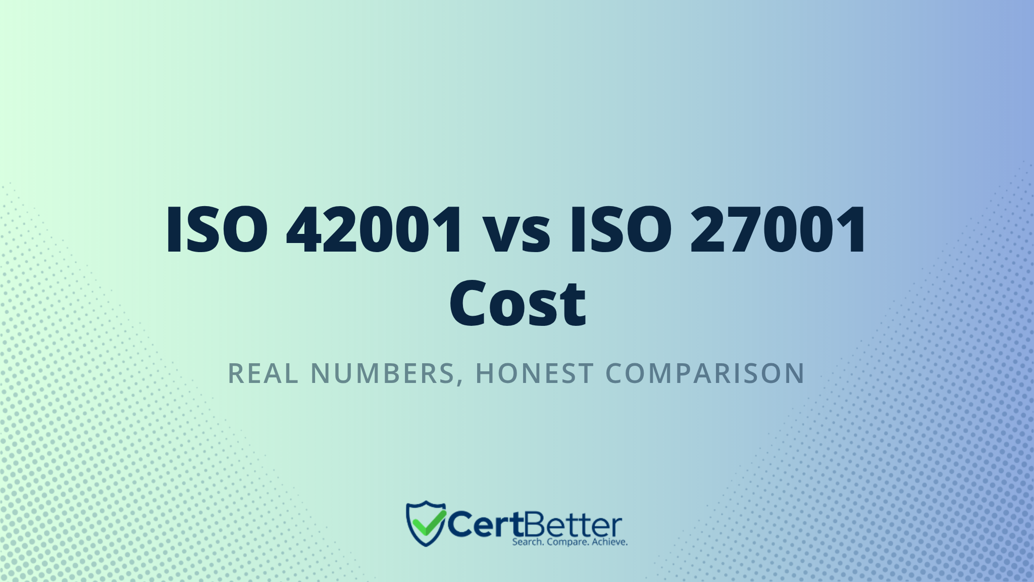 How Much Does ISO 42001 Certification Cost Compared to ISO 27001?