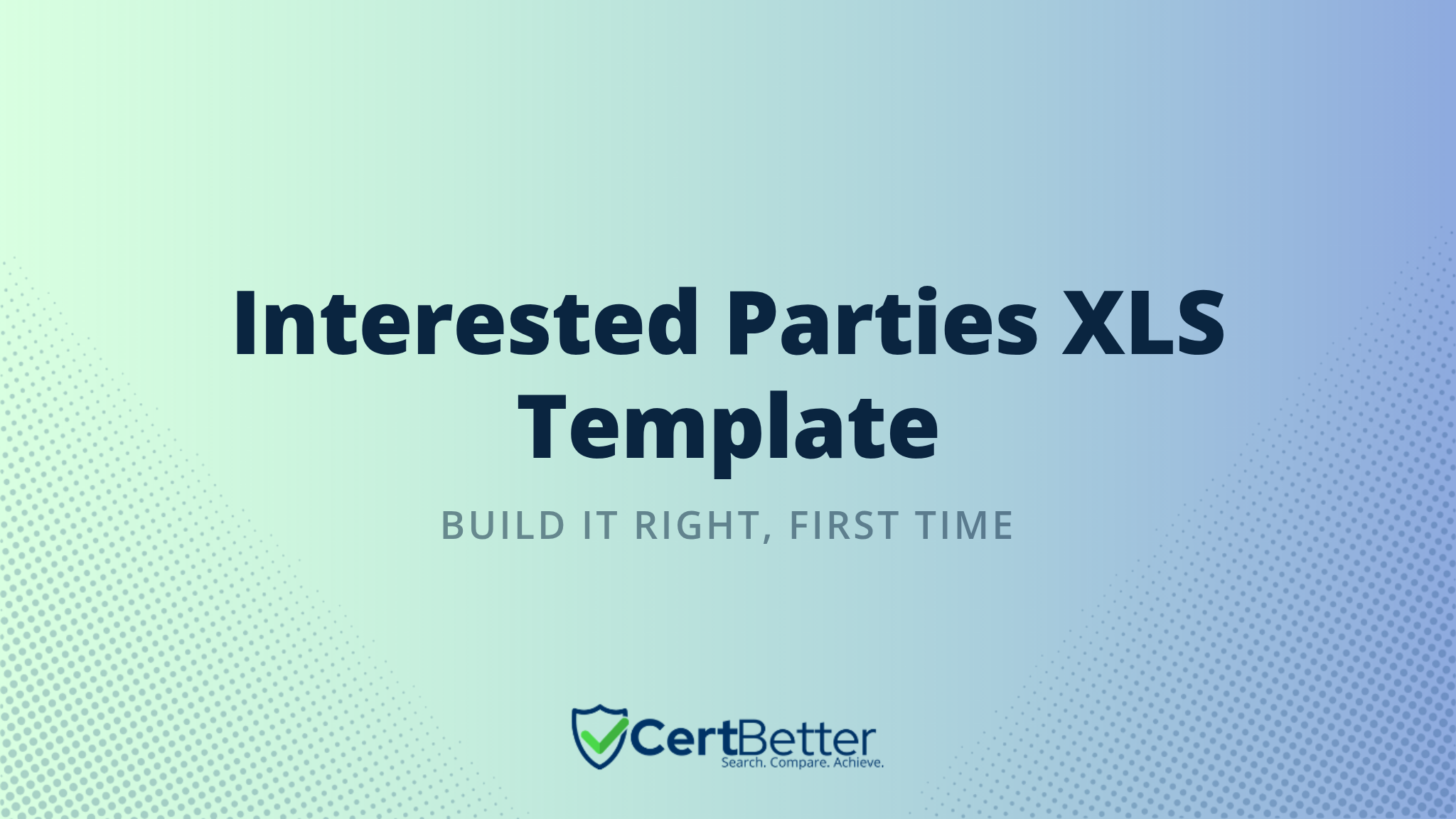 How to Create a Needs and Expectations of Interested Parties XLS Template