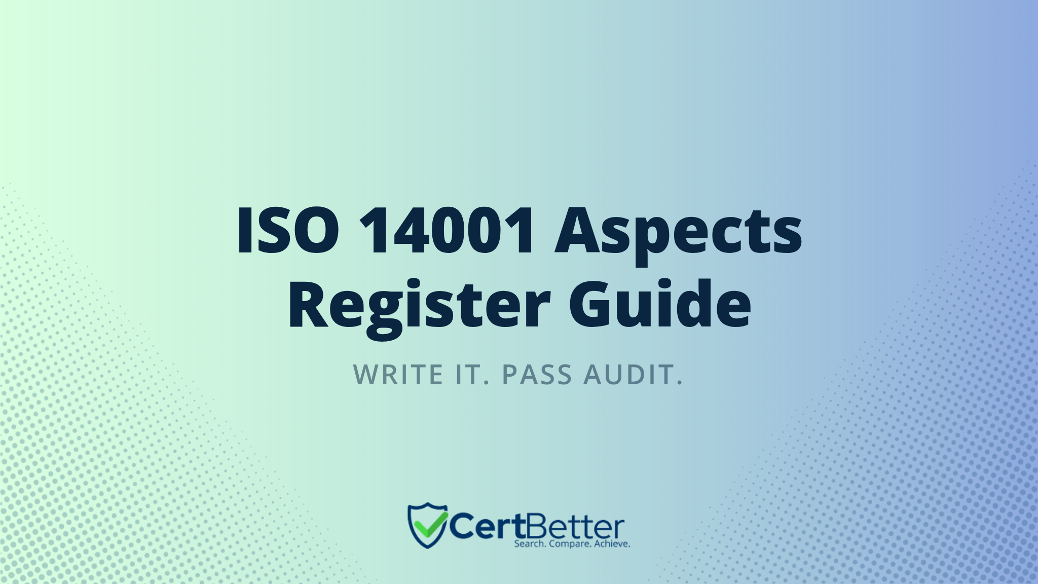 How to Write an ISO 14001 Environmental Aspects Register That Passes Audit