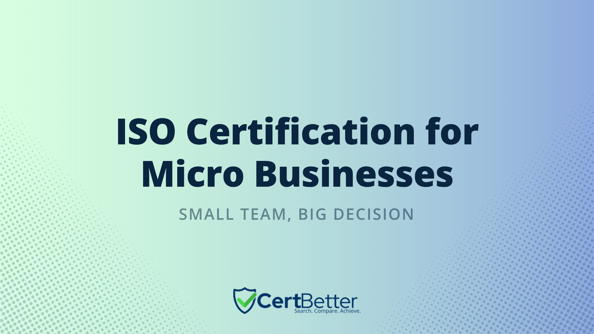 Is ISO Certification Worth It for a Company With Fewer Than 10 Employees?