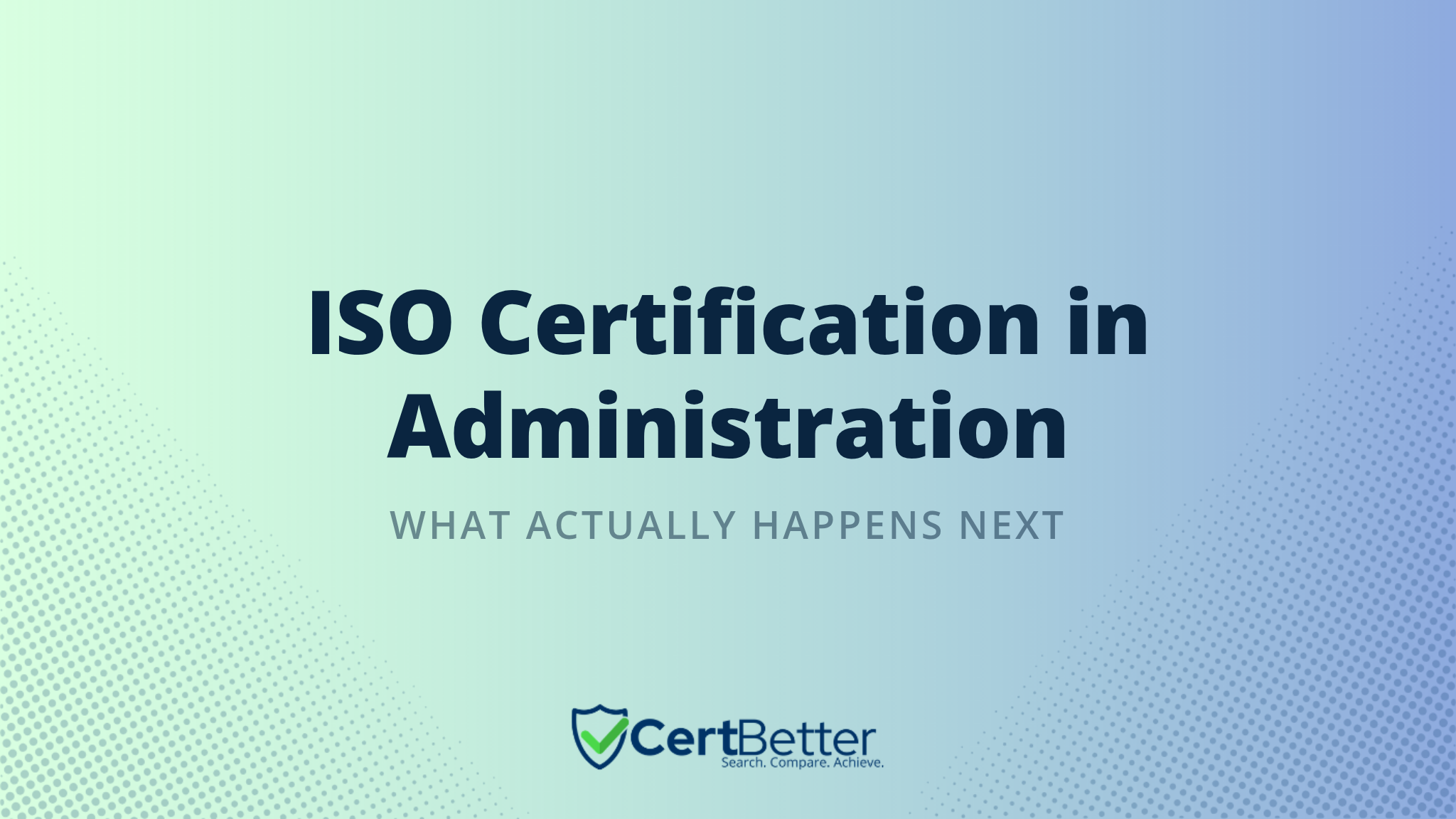 What Happens to ISO Certification When a Company Goes Into Administration?