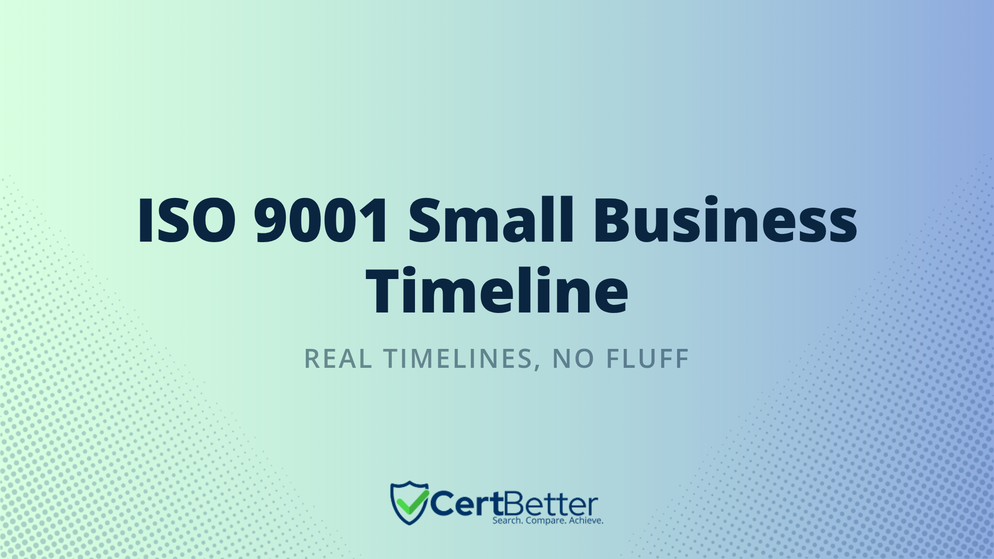 What Is a Realistic ISO 9001 Implementation Timeline for a Small Business?