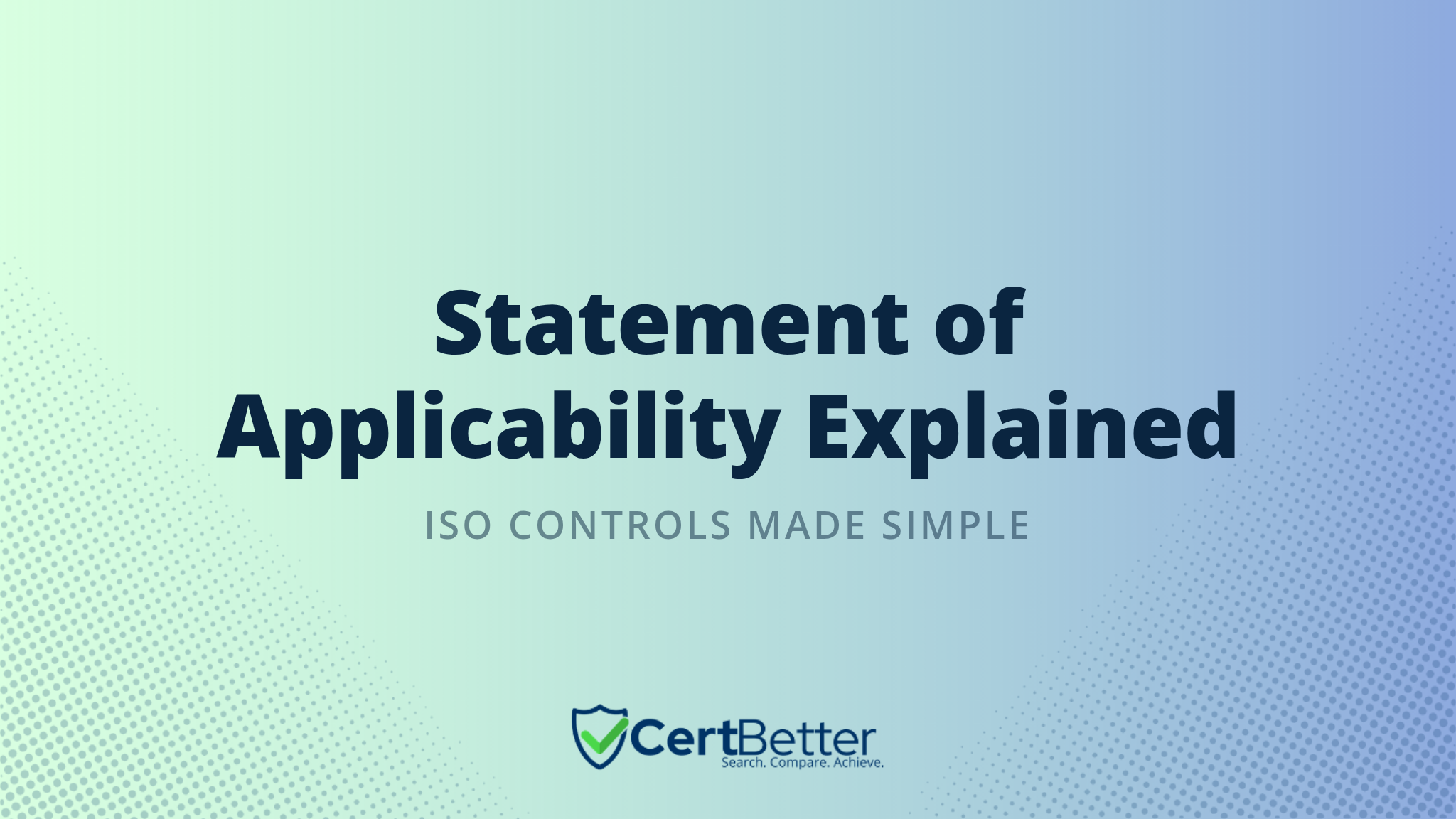 What Is Statement of Applicability in ISO Standards? Definition and Examples