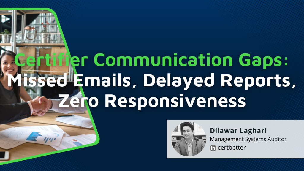 Here's Why ISO Certification Providers Fail to Communicate Properly With Clients