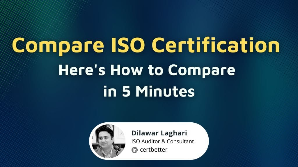 Here's How to Compare ISO Certification Providers In 5 Minutes