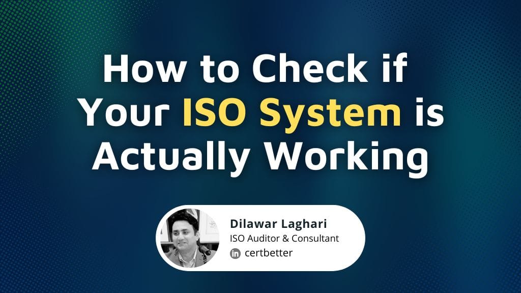 How to Check if Your ISO Management System is Actually Working