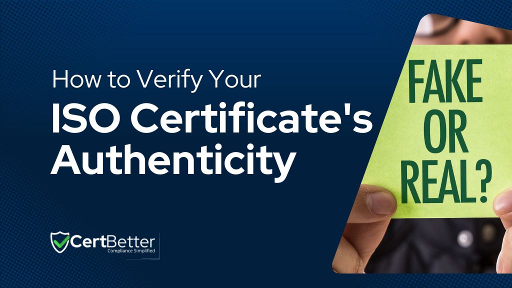 How to Verify (Check) Your ISO Certificate Online