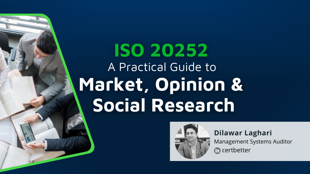 ISO A Practical Guide to Market, Opinion and Social Research