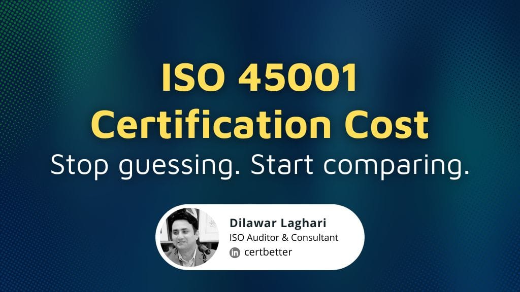 ISO 45001 Certification Cost Australia 2026: Real Prices from 50+ Providers