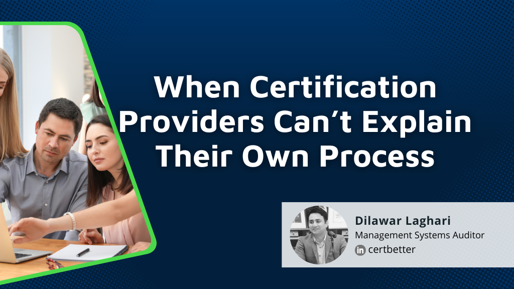 Top Reasons Why ISO Certification Providers Can’t Explain Their Own Process