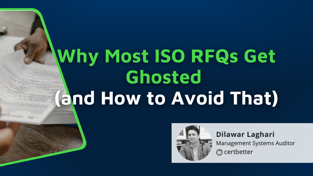 Why Most ISO RFQs Get Ghosted (and How to Avoid That)